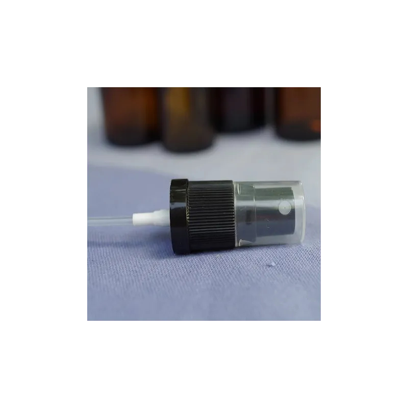 Atomizer z nasadką PP czarny, 18/415