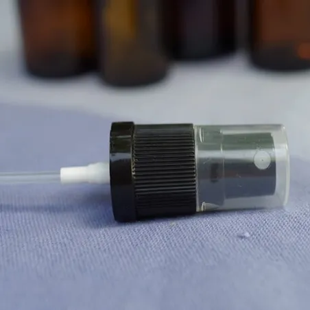 Atomizer z nasadką PP czarny, 18/415