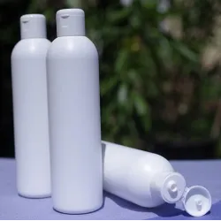 Butelka 250 ml z zakrętką flip-top, HDPE biała