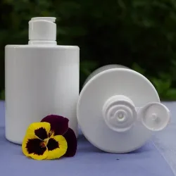 Butelka 500 ml PET biała z zakrętką flip-top