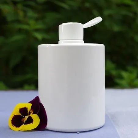 Butelka 500 ml PET biała z zakrętką flip-top