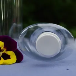 Butelka 500 ml PET przeźroczysta z białą zakrętką flip-top