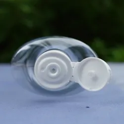 Butelka 500 ml PET przeźroczysta z białą zakrętką flip-top