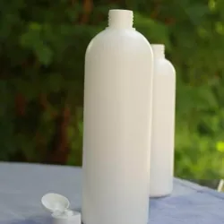 Butelka 500 ml z zakrętką flip-top, HDPE biała