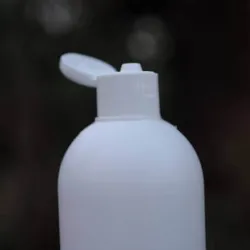 Butelka 500 ml z zakrętką flip-top, HDPE biała