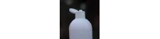 Butelka 500 ml z zakrętką flip-top, HDPE biała