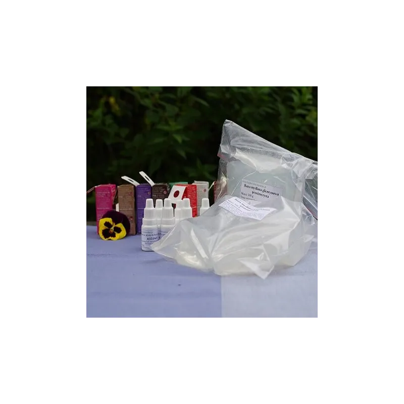 Mydła glicerynowe - zestaw startowy duży przeźroczysty