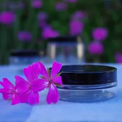 Słoik PET  50 ml, nakrętka czarna