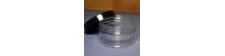 Słoik PET 100 ml, nakrętka czarna