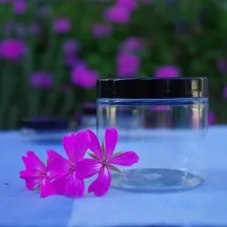 Słoik PET 200 ml, nakrętka czarna