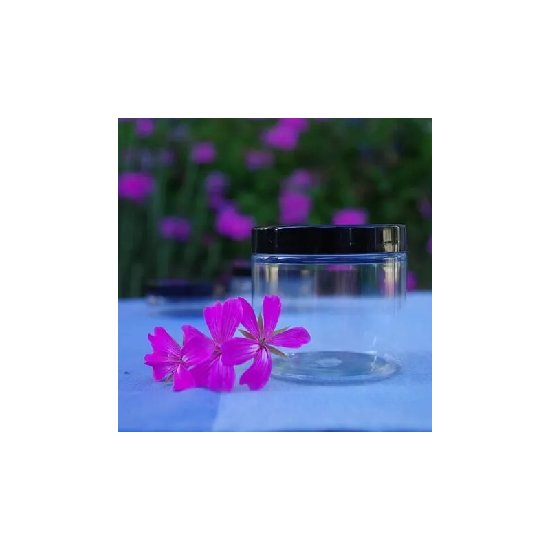 Słoik PET 200 ml, nakrętka czarna