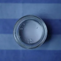 Słoik szklany  15 ml bezbarwny, nakrętka czarna