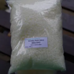 Wosk pszczeli biały 500 g
